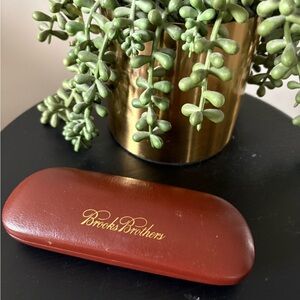 Brooks Brothers Mahogany Glasses Case